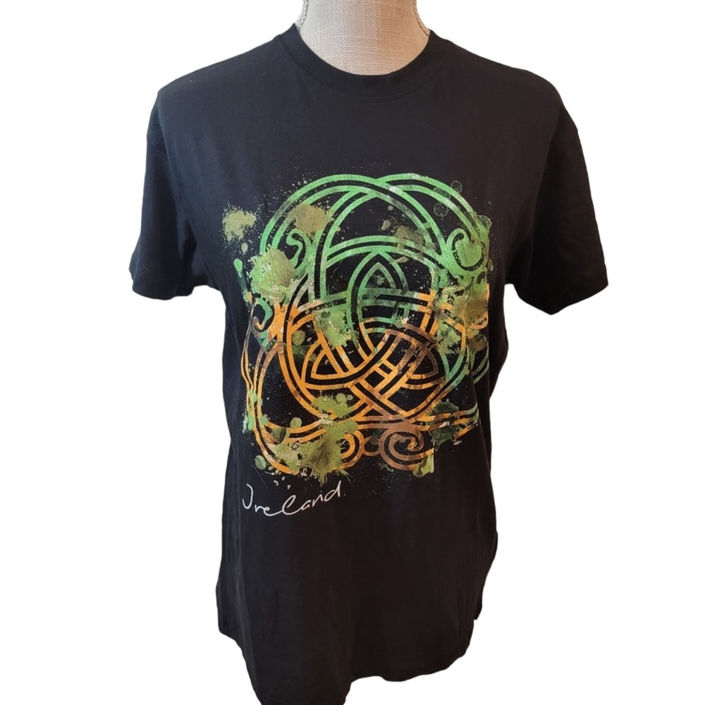 Traditional Craft Celtic Ireland Black Tee Size Small NWT!